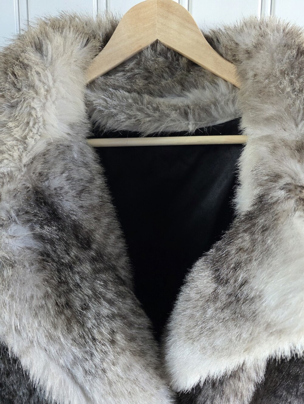Vintage Sears Tissavel France Faux Fur Plush Long Winter Coat - Picture 5 of 12
